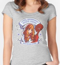 Loyal, Determined White Mage Women's Fitted Scoop T-Shirt