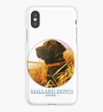 Mallard Down - Saw Grass Black Lab iPhone Case