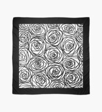 Line Art Roses Scarf