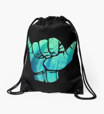 Shaka Design Drawstring Bag