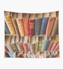 The Colorful Library Wall Tapestry