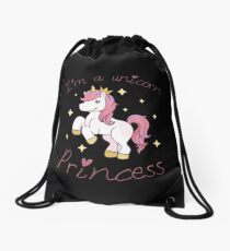 Unicorn Toddler ,I'm a Unicorn Princess Drawstring Bag