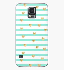 Mint heart Case/Skin for Samsung Galaxy