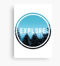 Explore Canvas Print