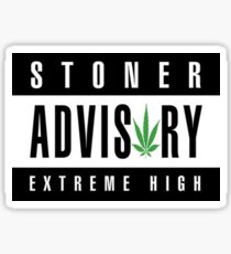 Stoner Advisory Sticker