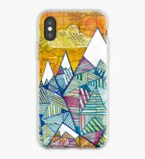 Maps and Mountains iPhone Case