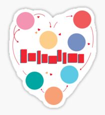 Falsettos Minimalist / Abstract Poster Sticker