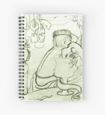 Cuaderno de espiral Rompecabezas de Lachlan joven: geckos