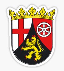 Rheinland-Pfalz Wappen, Deutschland Sticker