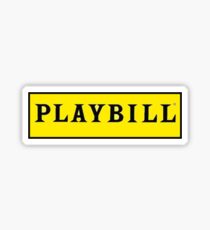 Playbill Sticker