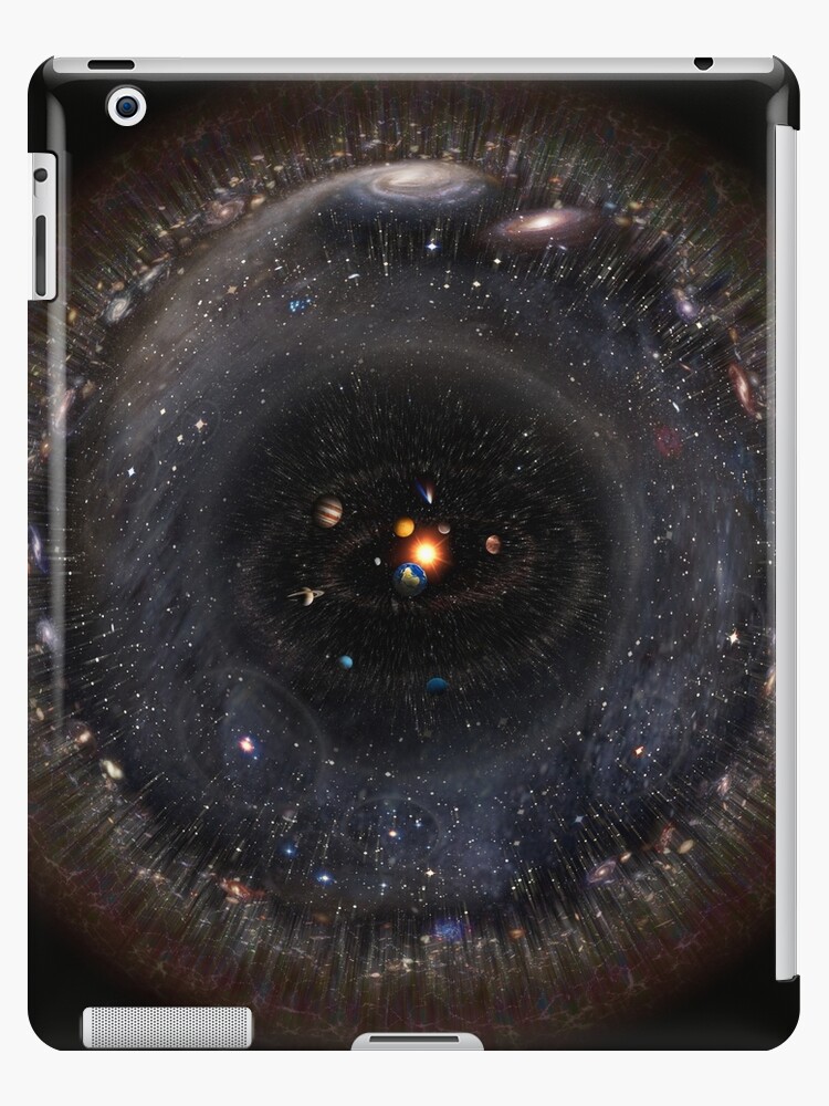 Observable Universe Bigger Ssystem Black Background Ipad Caseskin By Pablo Carlos Budassi