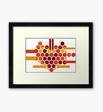 Honeycomb hexacon hearth Framed Print