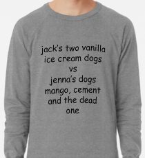Jenna Marbles vs Jacksfilms Lightweight Sweatshirt