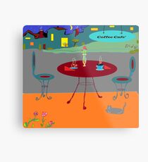 Coffee before Chanuka Metal Print