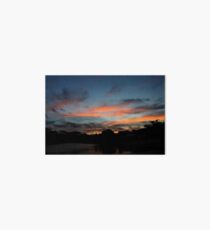 A Narooma Sunset Art Board Print