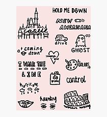 halsey doodles Photographic Print