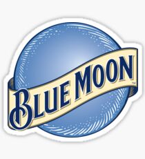 Blauer Mond Sticker