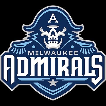 Milwaukee Admirals AHL Hockey Never Say Die Logo Embroidered Ball