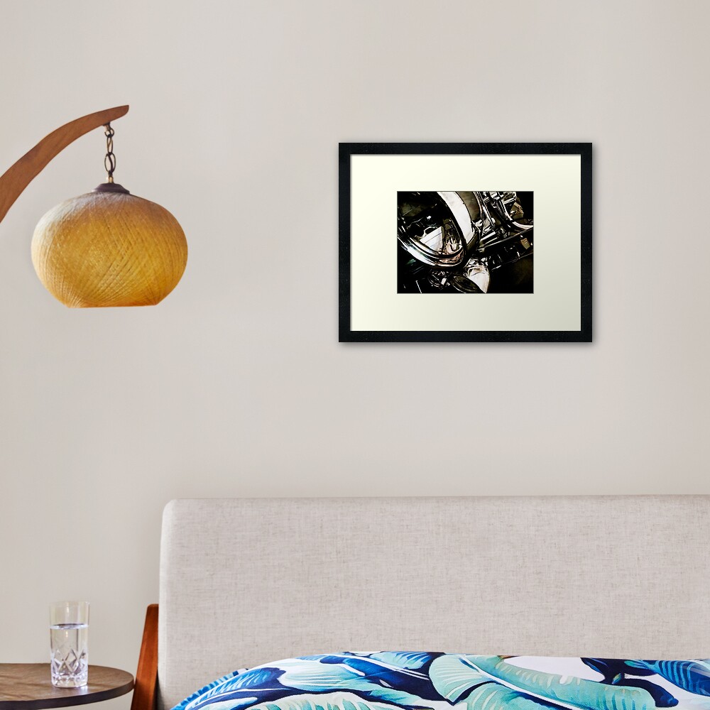Chrome Framed Art Print