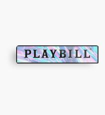 playbill pastel design Metal Print