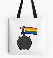 Gay Pride Cat Tote Bag