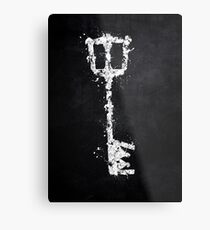 Kingdom Hearts Key Metal Print