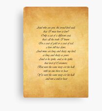 House Lannister Canvas Print