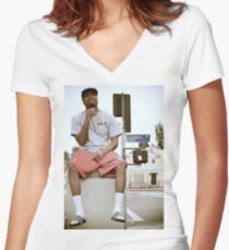 Dom Kennedy Women's Fitted V-Neck T-Shirt