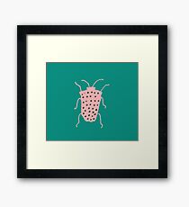 arthropod teal green Framed Print
