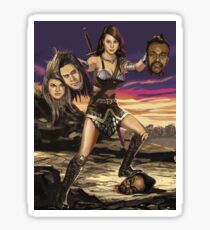 April Ludgate vs Black Eyed Peas Sticker
