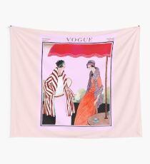 Vogue Vintage 1922 Magazine Advertising Print Wall Tapestry