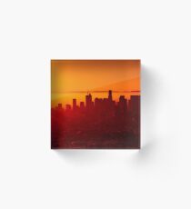 Bloque acrílico Los Angeles Sunrise