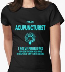 ACUPUNCTURIST BEST DESIGN 2017 Women's Fitted T-Shirt