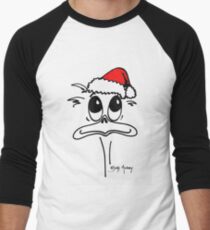 Xmas Emu Men's Baseball ¾ T-Shirt