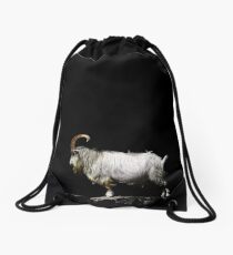 A Goat for Caitlin Drawstring Bag