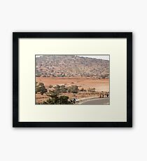 Pedestrians Framed Print