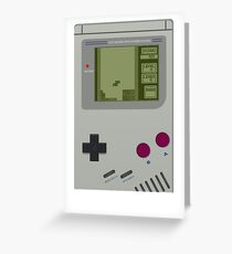 Game boy Pocket Tetris Greeting Card