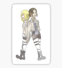 Ymir and Historia Sticker