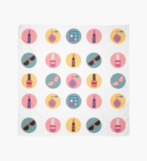 Cosmetics Set. Icons Set. Cosmetology. Fashion and Beauty. Perfume, Polish, Pomade. Female Beauty. Vector illustration. Flat Style Scarf