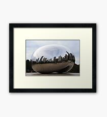 Chicago Bean (During The Day) Framed Print