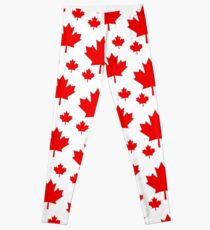 Kanada-Ahornblatt-Flaggen-Emblem Leggings