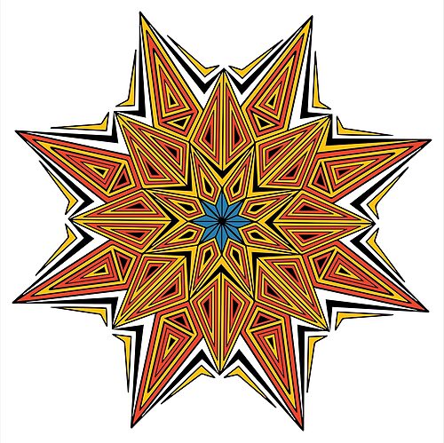 Star Mandalas 096 (Style:47)