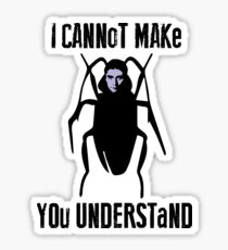 Franz Kafka Metamorphosis Quote Insect Cockroach Sticker