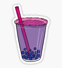 Bisexual Pride Bubble Tea Sticker Sticker