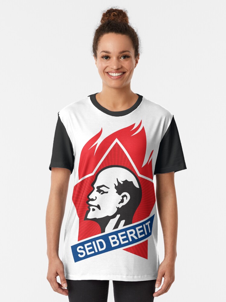 Alternate view of seid bereit - be prepared Graphic T-Shirt
