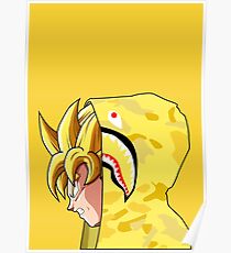 Goku SS2 Bape Poster