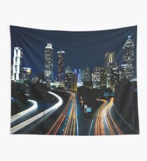 Tela decorativa Atlanta City Skyline (Noche)