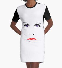 Everybody Knows about the Ex's Face Graphic T-Shirt Dress
