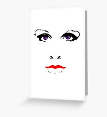 Everybody Knows about the Ex's Face Greeting Card