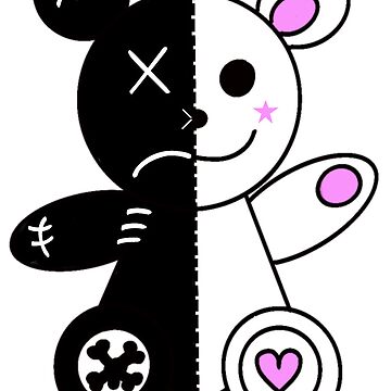 SOH HOS - DESIGNER TEDDY BEAR ART PRINT 🖤 Designer teddy